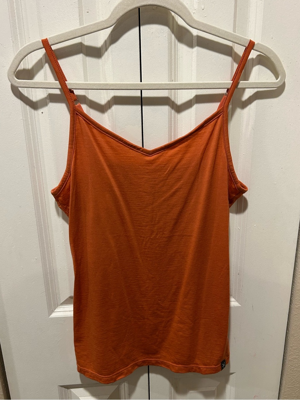 Ibex Essentials Merino Wool Cami in Rust Orange , Medium , like new